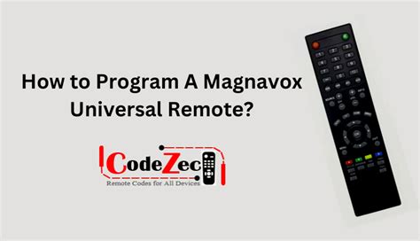 5 Easy Steps To Program Magnavox Universal Remote