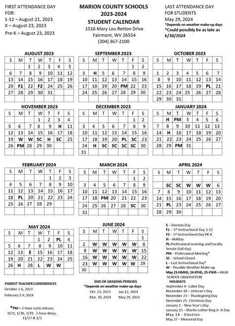 5 Essential Dates On Fairmont State University Calendar