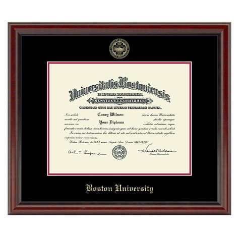 5 Ways To Display Your Boston University Diploma