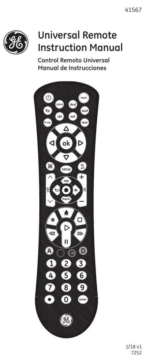 5 Ways To Master Ge Universal Remote 41567 Manual