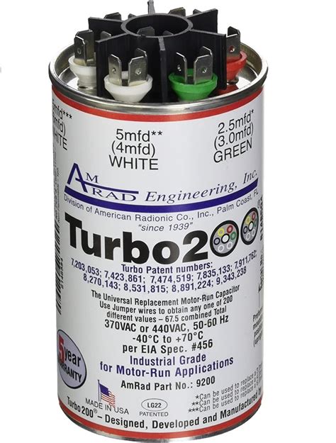 5 Ways To Use A Turbo 200 Universal Capacitor