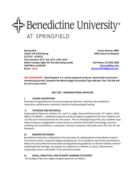 5 Ways University Of Benedictine Springfield Stands Out