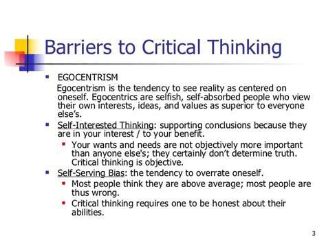 6 Barriers To Critical Thinking At University Of Phoenix