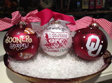 6 University Of Oklahoma Christmas Ornaments To Buy