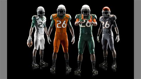 7 Best University Of Miami Football Uniforms