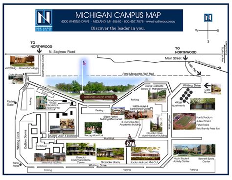 7 Essential Stops On Northwood University Midland Mi Campus Map