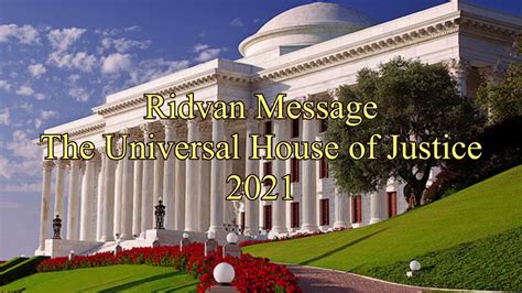 7 Key Messages From The Universal House Of Justice