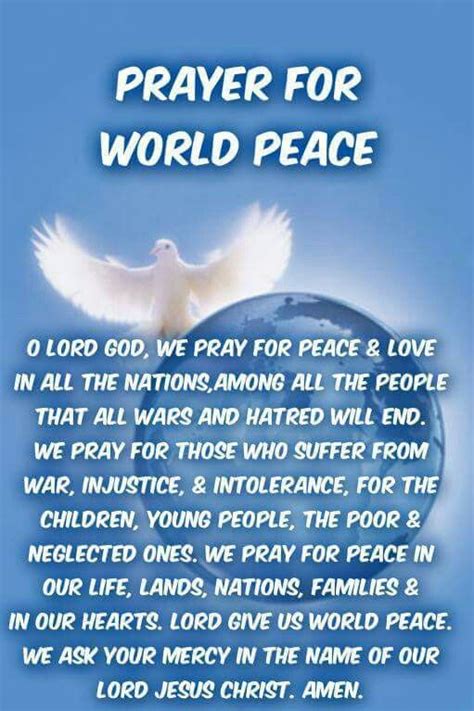 7 Universal Prayers For World Peace