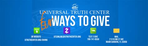 7 Ways To Discover Universal Truth Center