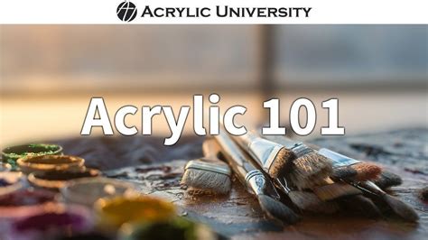 Acrylic University Membership Benefits Artists Worldwide