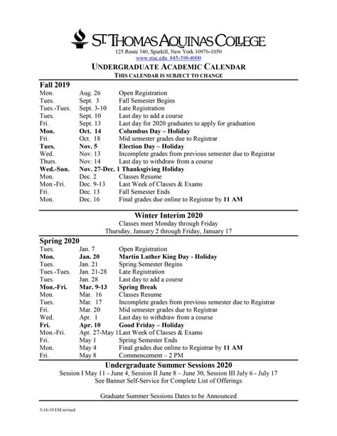 Alfred University Academic Calendar: Key Dates And Deadlines