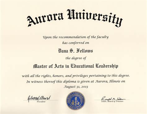 Aurora University Masters Degree Options