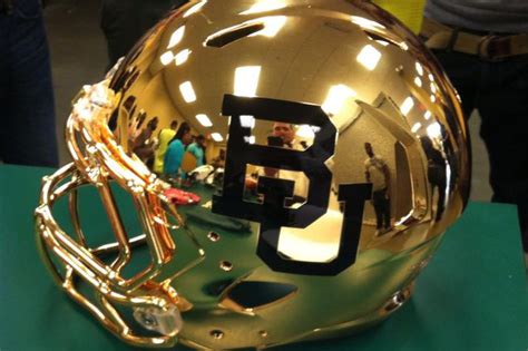 Baylor University Football Helmet History And Design