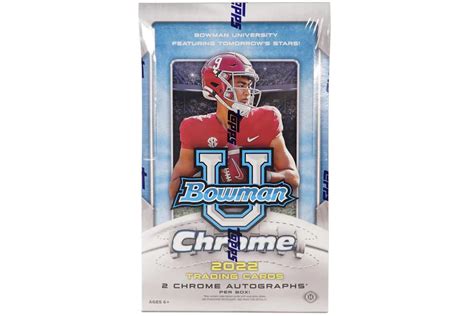 Bowmans Chrome University Football Hobby Box Unleashed