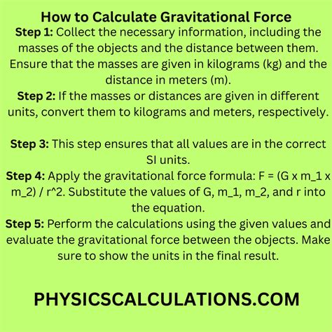 Calculate Gravity With Ease: 5 Essential Formulas Revealed