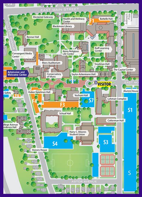 Capital University Campus Map Guide