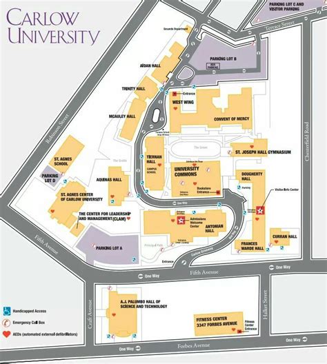 Carlow University Campus Map: 5 Key Locations Revealed