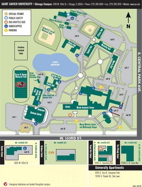 Chicago State University Campus Map And Directory