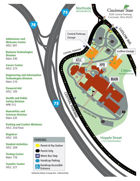 Cincinnati State Campus Map And Directory Guide