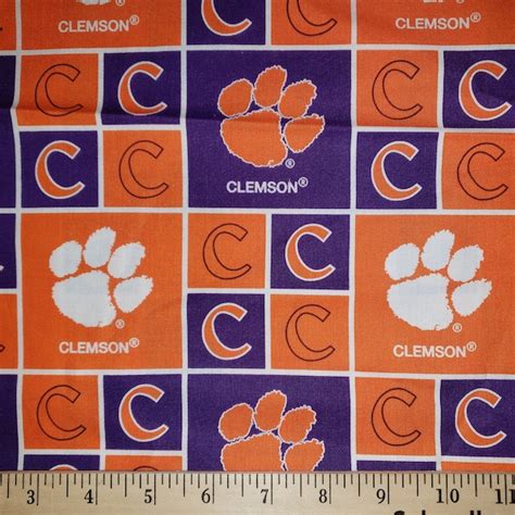 Clemson University Fabric For Tigers Fans And Alumni