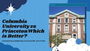 Columbia University Vs Princeton: Which Ivy League Reigns Supreme