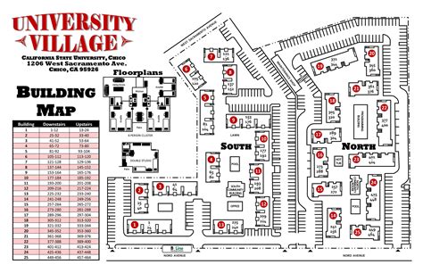 Cpp University Village Map Guide