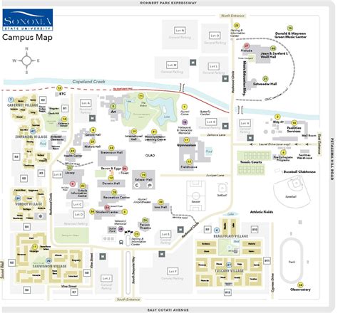 Explore Sonoma State University: A Comprehensive Campus Map Guide