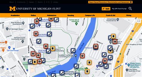 Explore University Of Michigan Flint Campus Map Essentials