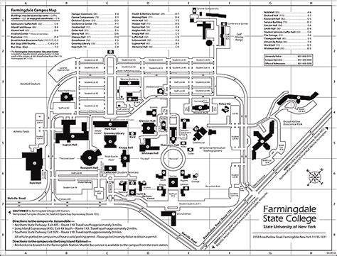 Farmingdale State College Campus Map Guide