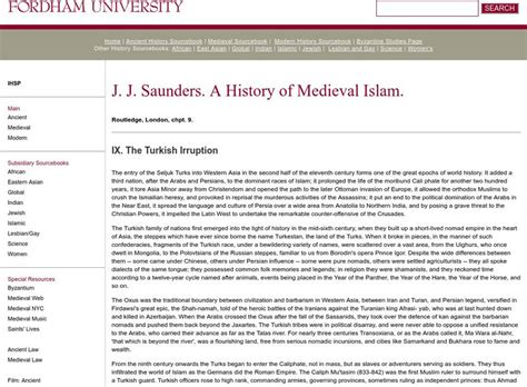 Fordham University Medieval Sourcebook Online Archive