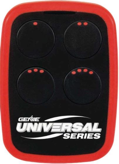 Genie Universal Remote Control Guide