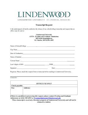 Get Lindenwood University Transcripts In 3 Easy Ways