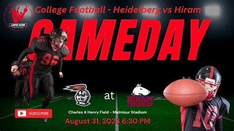 Heidelberg University Football Schedule: 5 Must-Know Games