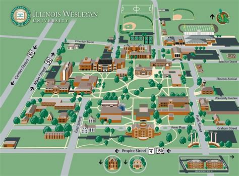 Illini Benedictine University Campus Map Guide