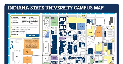 Indiana State University Campus Map Guide