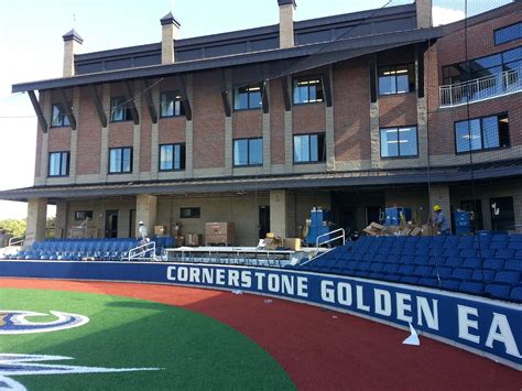 Inside Cornerstone University Baseball Field