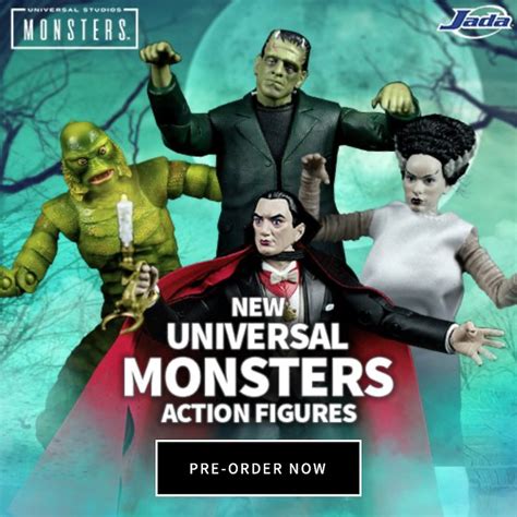 Jada Toys Universal Monsters Diecast Figures Collection