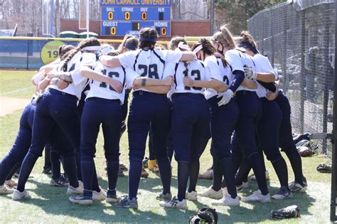 John Carroll University Softball Team Wins Big