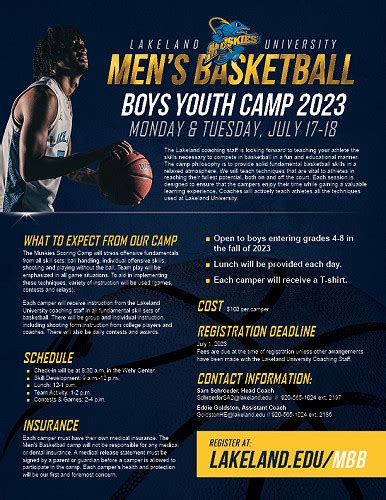 Lakeland University Muskies Basketball Schedule And Scores