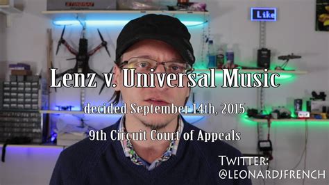 Lenz V Universal Music Corp: Fair Use Copyright Battle