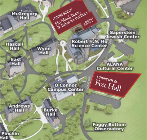 Map Of Colgate University Campus And Buildings