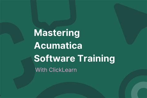 Mastering Acumatica With Open University Training