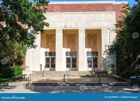 Mcalister Auditorium At Tulane University: Historic Campus Landmark