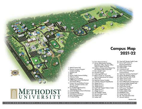 Methodists University Campus Map And Guide