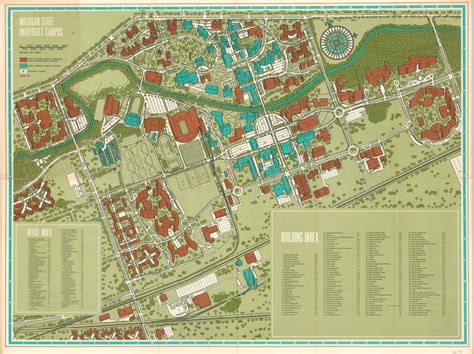 Michigan State University Campus Map Guide