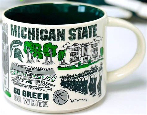 Michigan State University Starbucks Mug Collectors Guide