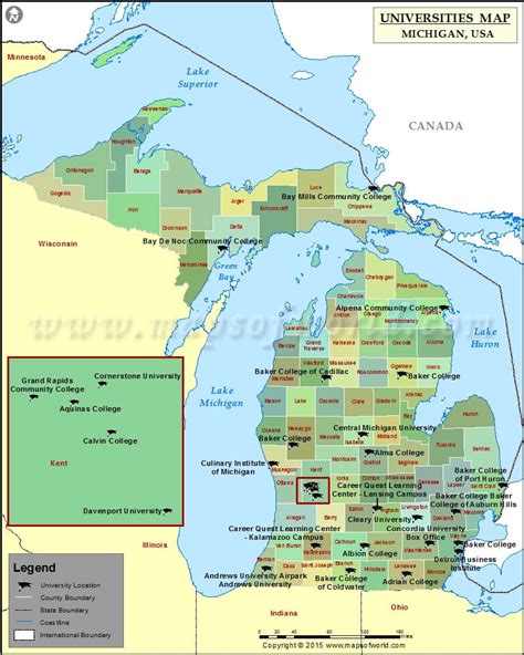 Michigan Universities Map: Top 10 Colleges To Consider