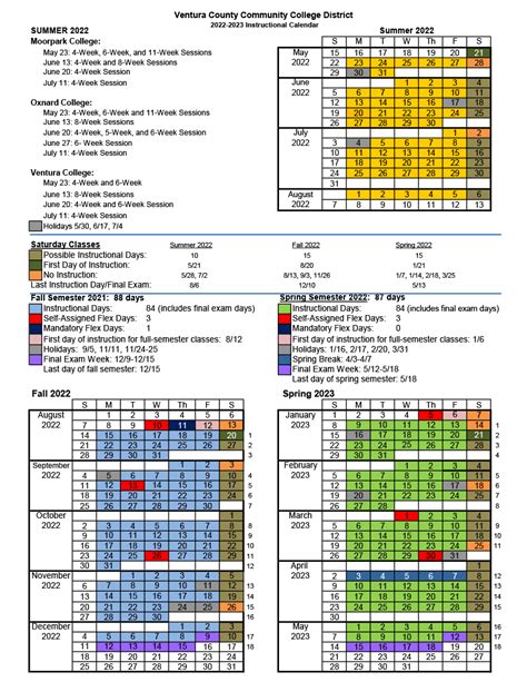 Montclair University Academic Calendar Overview