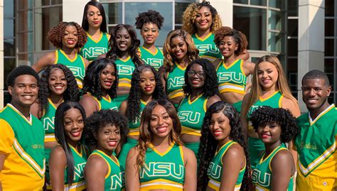 Morgan State University Cheerleading Team And Spirit Squad