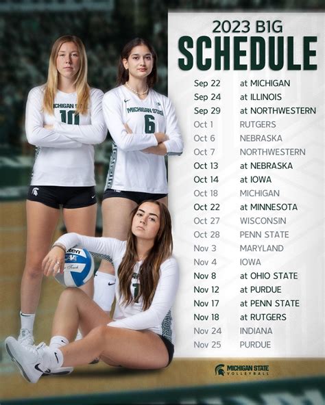 Msu Volleyball Schedule: 5 Must-Know Dates